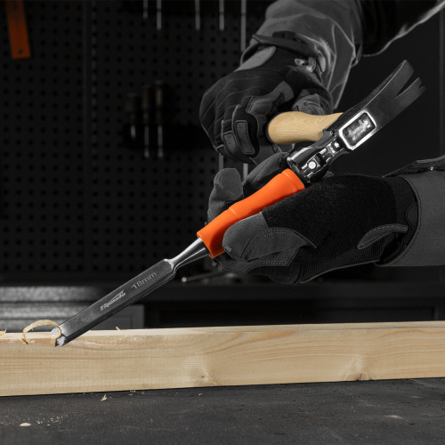 Набор стамесок 4 шт, 6-12-18-24 мм, плоские, пластиковые ударные рукоятки Sparta по ценам производителя в Москве с доставкой по всей России