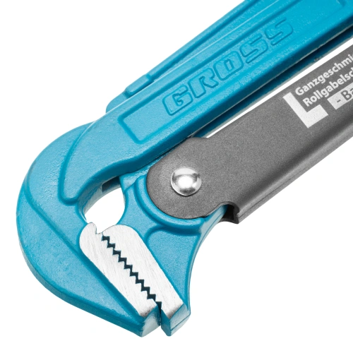 Ключ трубный рычажный 3, №4, цельнокованый, CrV, тип "L" Gross по ценам производителя в Москве с доставкой по всей России