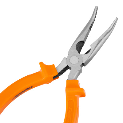 Длинногубцы изогнутые Classic, 160 мм, шлифованные, пластмассовые рукоятки Sparta по ценам производителя в Москве с доставкой по всей России