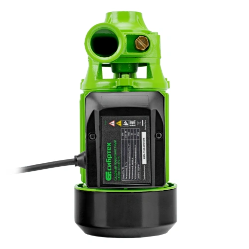 Садовый поверхностный насос СПН370-Ч, 370 Вт, напор 25 м, 1700 л/ч, чугун Сибртех по ценам производителя в Москве с доставкой по всей России