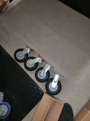 Тележка платформенная 950 кг TOR PH950 (1100х650) со складной ручкой (резиновые колеса 150 мм) по ценам производителя в Москве с доставкой по всей России