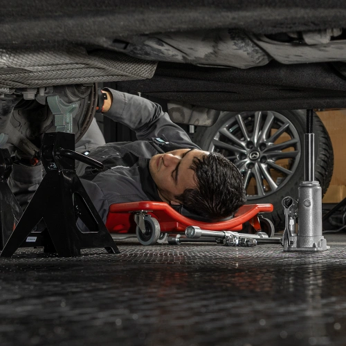 Домкрат гидравлический бутылочный, 2 т, h подъема 158-308 мм Matrix по ценам производителя в Москве с доставкой по всей России