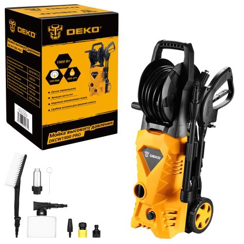 Мойка высокого давления DEKO DKCW1900 PRO по ценам производителя в Москве с доставкой по всей России