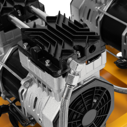 Компрессор безмасляный, малошумный DLS 1500/50, 1500 ВТ, 2x750, 50 л, 260 л/мин Denzel по ценам производителя в Москве с доставкой по всей России