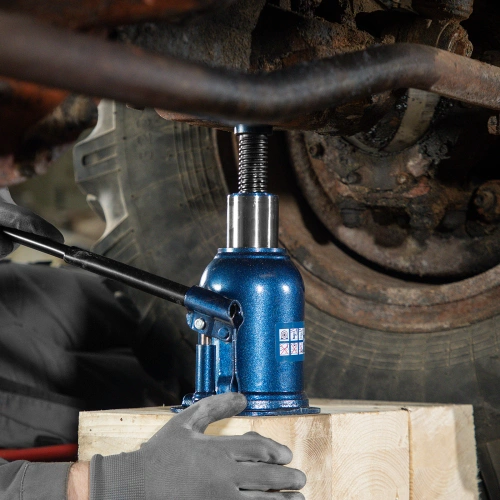 Домкрат гидравлический бутылочный телескопический, 10 т, подъем 180-430 мм Stels по ценам производителя в Москве с доставкой по всей России