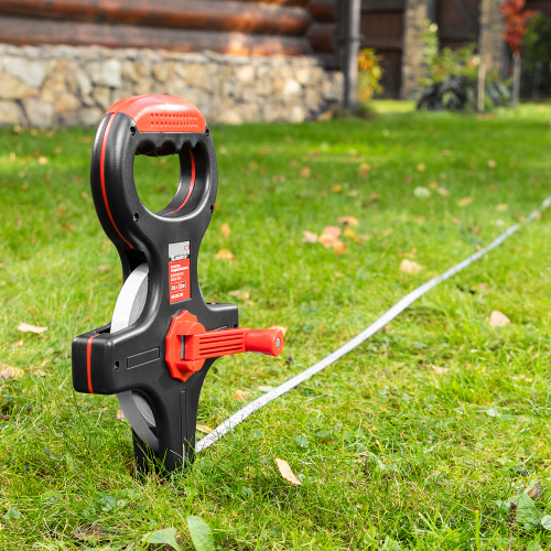 Рулетка геодезическая, 50 м х 12,5 мм, металлическая лента, открытый корпус Matrix по ценам производителя в Москве с доставкой по всей России