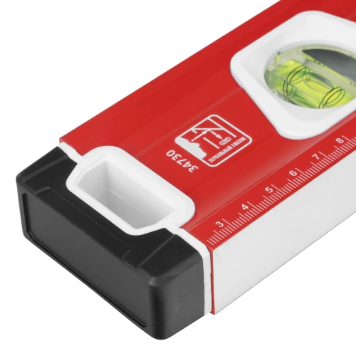 Уровень алюминиевый, магнит, фрезерованный, 3 глазка (1 зеркальный) 400 мм Matrix по ценам производителя в Москве с доставкой по всей России