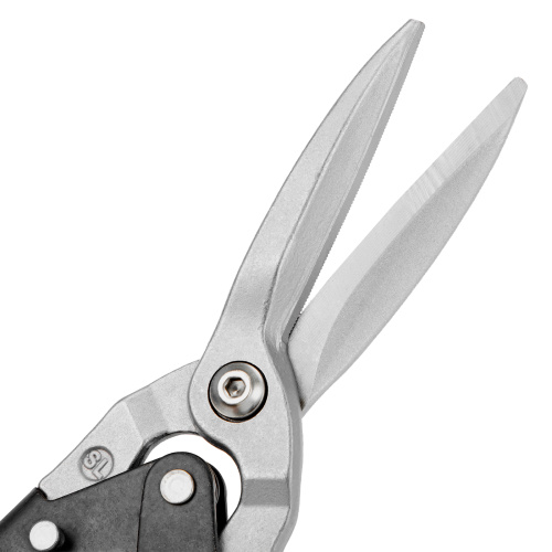 Ножницы по металлу, 315 мм, прямой проходной рез, сталь-CrMo, трехкомпонентные рукоятки Denzel по ценам производителя в Москве с доставкой по всей России