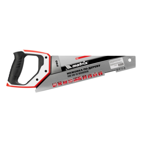 Ножовка по дереву для точных пильных работ, 350 мм, каленый зуб 3D, 14 TPI, трехкомпонентная рукоятка, Pro Matrix по ценам производителя в Москве с доставкой по всей России