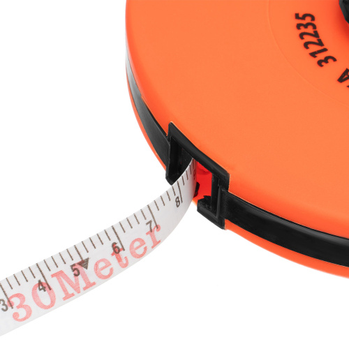 Рулетка геодезическая, 30 м х 12,5 мм, лента ПВХ, закрытый круглый корпус Sparta по ценам производителя в Москве с доставкой по всей России