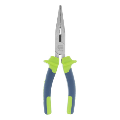 Длинногубцы прямые, 180 мм, двухкомпонентные рукоятки Сибртех по ценам производителя в Москве с доставкой по всей России