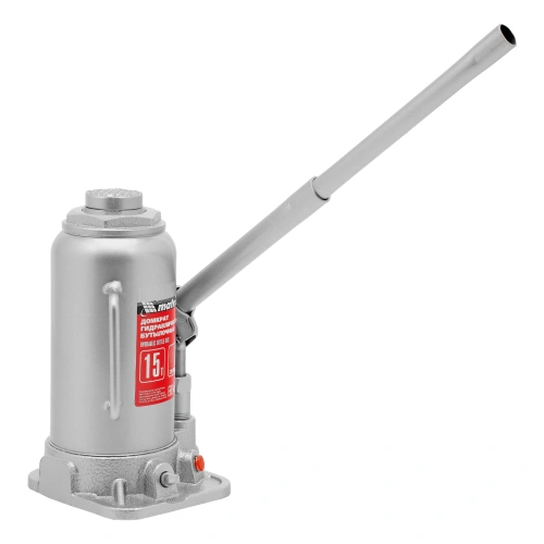 Домкрат гидравлический бутылочный, 15 т, высота подъема 230-460 мм Matrix по ценам производителя в Москве с доставкой по всей России