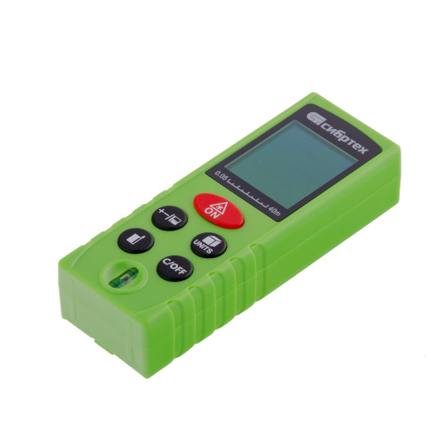 Лазерный дальномер PM-40,40 м,с пузырьковым уровнем Сибртех по ценам производителя в Москве с доставкой по всей России