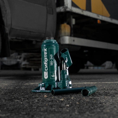 Домкрат гидравлический бутылочный, 6 т, 180-340 мм Сибртех по ценам производителя в Москве с доставкой по всей России