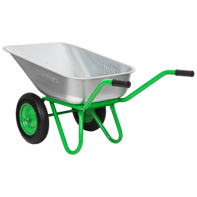 Тачка садово-строительная 2-х колесная, грузоподъемность 230 кг, объем 90 л Сибртех по ценам производителя в Москве с доставкой по всей России