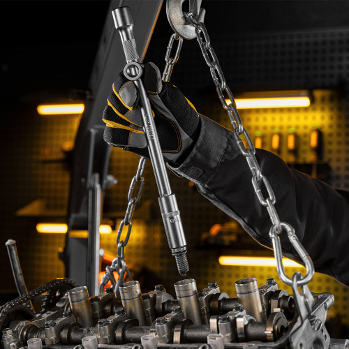 Набор инструментов, 1/2", 1/4", CrV, S2, пластиковый кейс, 64 предмета Denzel по ценам производителя в Москве с доставкой по всей России