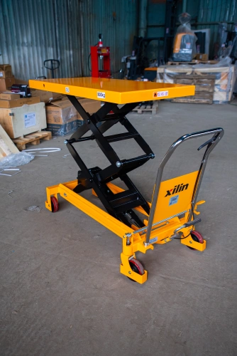 Стол подъемный передвижной 800 кг 475-1500 мм (1220х610 мм) XILIN SPS800 по ценам производителя в Москве с доставкой по всей России