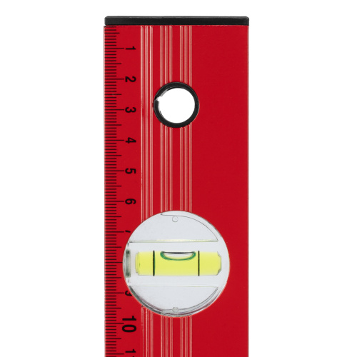 Уровень алюминиевый, 1000 мм, 3 глазка, красный, линейка Matrix по ценам производителя в Москве с доставкой по всей России