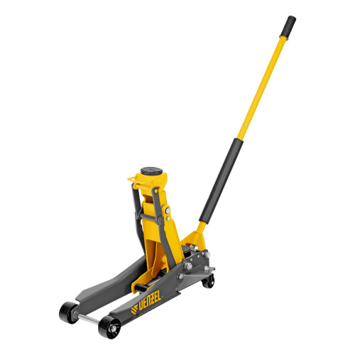 Домкрат гидравлический подкатной, 2/3 т, 98-770 мм, быстрый подъем, низ. подхват, проф, SUV Denzel по ценам производителя в Москве с доставкой по всей России