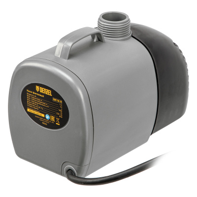 Насос фонтанный FNP110-34, 112 Вт, подъем 3,4 м, 3400 л/ч, колокольчик/каскад/гейзер Denzel по ценам производителя в Москве с доставкой по всей России