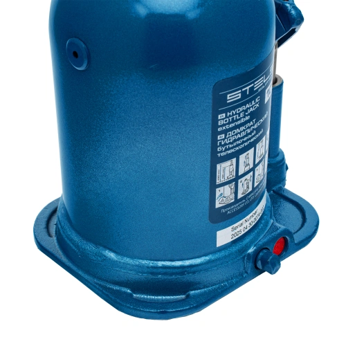 Домкрат гидравлический бутылочный телескопический, 10 т, подъем 180-430 мм Stels по ценам производителя в Москве с доставкой по всей России