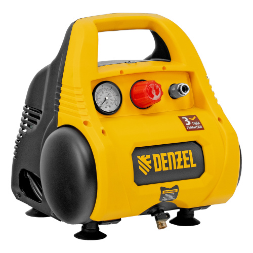 Компрессор воздушный безмасляный РС 1/6-180,1, 1 кВт, 180 л/мин, 6 л Denzel по ценам производителя в Москве с доставкой по всей России