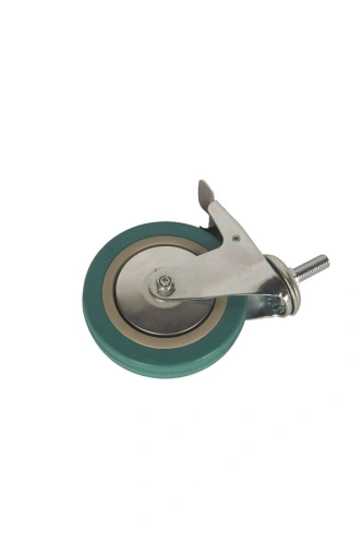 Колесо аппаратное поворотное SCtgb 55 125 мм с болтом и тормозом (N) по ценам производителя в Москве с доставкой по всей России