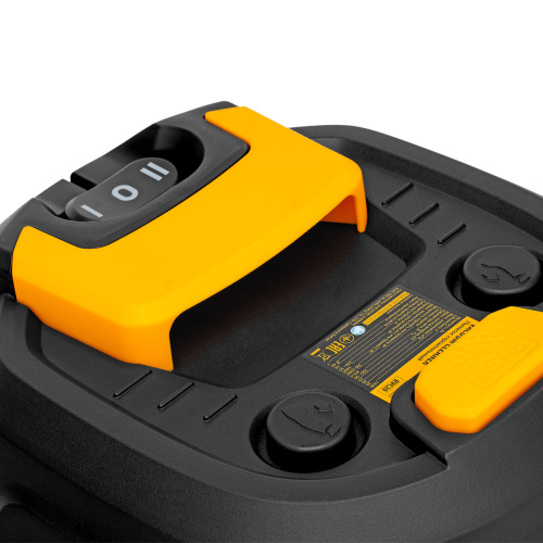 Пылесос строительный RVC20, 1400 Вт, бак 20 л, шланг 3 м, розетка с автосинхр. Denzel по ценам производителя в Москве с доставкой по всей России