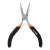 Длинногубцы изогнутые Mini, 130 мм, никелированные, авторазжим Sparta по ценам производителя в Москве с доставкой по всей России