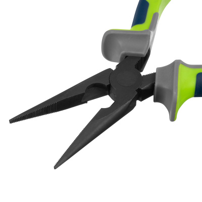 Длинногубцы прямые 160 мм, фосфатирование, трехкомпонентные рукоятки Сибртех по ценам производителя в Москве с доставкой по всей России