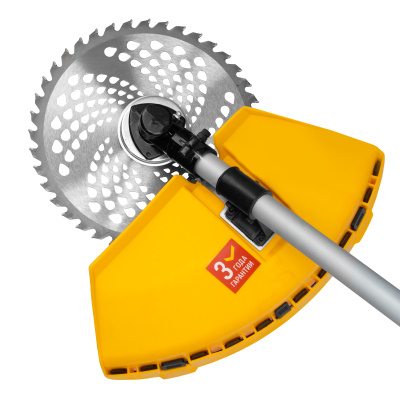 Триммер бензиновый DT-52E, 52 см3, неразъемная штанга, электростартер, состоит из 2 частей Denzel по ценам производителя в Москве с доставкой по всей России