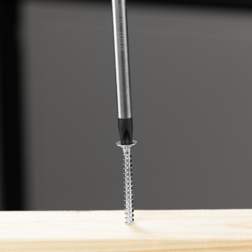 Отвертка, PH3х150 мм, S2, 3к рукоятка Denzel по ценам производителя в Москве с доставкой по всей России