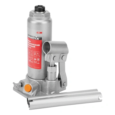 Домкрат гидравлический бутылочный, 2 т, h подъема 181-345 мм Matrix по ценам производителя в Москве с доставкой по всей России