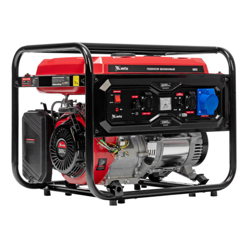 Генератор бензиновый RS-7000, 6 кВт, 230В, ручной стартер MTX по ценам производителя в Москве с доставкой по всей России