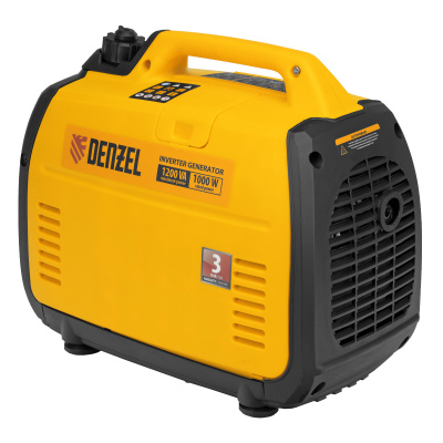 Генератор инверторный GT-1200iS, 1.2 кВт, 230 В, бак 2.4 л, закрытый корпус, ручной старт Denzel купить в Москве с доставкой по всей России | ProtosMarket.ru