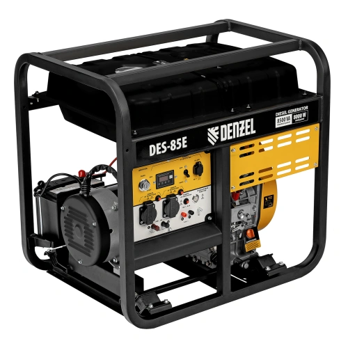 Генератор дизельный DES-85E, 8,5 кВт, 230 В, 16 л, электростартер Denzel по ценам производителя в Москве с доставкой по всей России