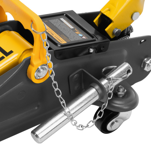 Домкрат гидравлический подкатной с фиксатором, 2,8 т, 135-385 мм Denzel по ценам производителя в Москве с доставкой по всей России