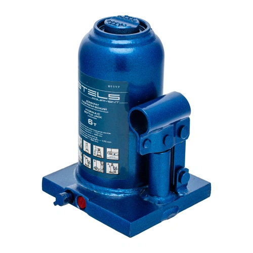 Домкрат гидравлический бутылочный телескопический, 6 т, H подъема 170-420 мм Stels по ценам производителя в Москве с доставкой по всей России
