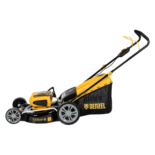 Газонокосилка аккумуляторная бесщеточная RLM450-36, Li-ion, 36 В, 4 Ач, 450 мм, травосборник 40 л Denzel по ценам производителя в Москве с доставкой по всей России