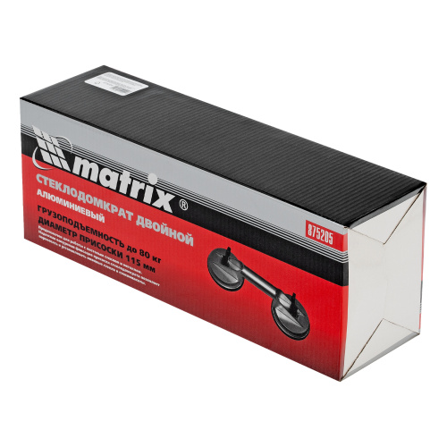 Стеклодомкрат алюминиевый двойной Matrix по ценам производителя в Москве с доставкой по всей России