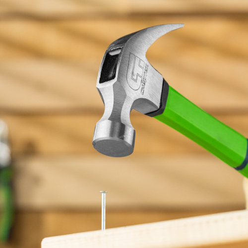 Молоток-гвоздодер, 450 г, фибергласовая обрезиненная рукоятка Сибртех по ценам производителя в Москве с доставкой по всей России