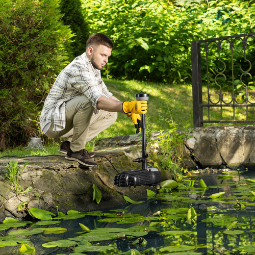 Насос фонтанный FNP90-39, 92 Вт, подъем 3,9 м, 3200 л/ч, колокольчик/каскад/гейзер Denzel по ценам производителя в Москве с доставкой по всей России