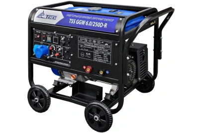 Инверторный бензиновый сварочный генератор TSS GGW 6.0/250D-R по ценам производителя в Москве с доставкой по всей России