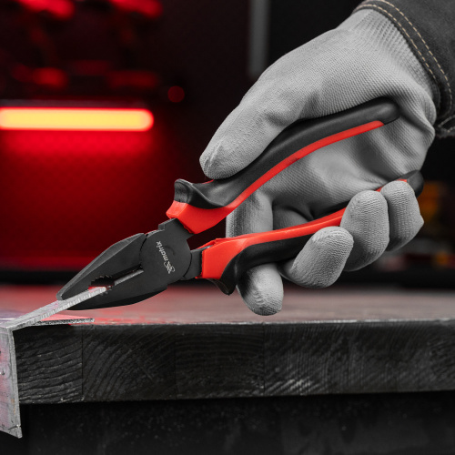 Плоскогубцы комбинированные Black Nickel, 200 мм, двухкомпонентные рукоятки Matrix по ценам производителя в Москве с доставкой по всей России