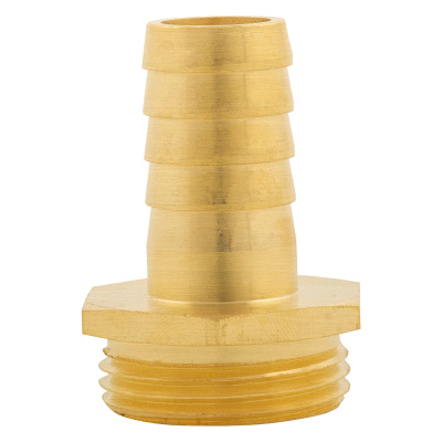 Штуцер для шланга 3/4" с наружной резьбой G1" Denzel по ценам производителя в Москве с доставкой по всей России