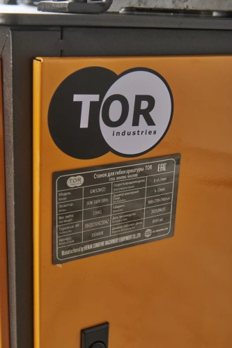 Станок для гибки арматуры 32/28мм 3кВт TOR GW32M по ценам производителя в Москве с доставкой по всей России