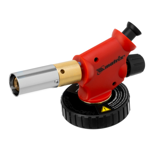 Профессиональная горелка на бутановый баллон, пьезоподжиг, расширенное сопло Matrix по ценам производителя в Москве с доставкой по всей России