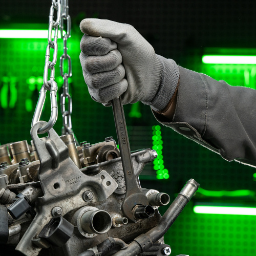 Набор ключей комбинированных, 5,5 - 32 мм, 27 шт., CrV, фосфатированные Сибртех по ценам производителя в Москве с доставкой по всей России