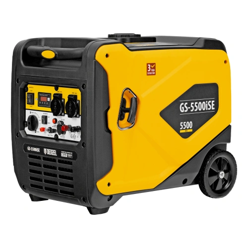 Генератор инверторный GS-5500iSE, 5,5 кВт, 230 В, закрытый корпус,электростартер Denzel по ценам производителя в Москве с доставкой по всей России