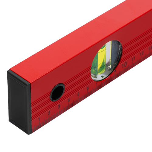Уровень алюминиевый, 2000 мм, 3 глазка, красный, линейка Matrix по ценам производителя в Москве с доставкой по всей России